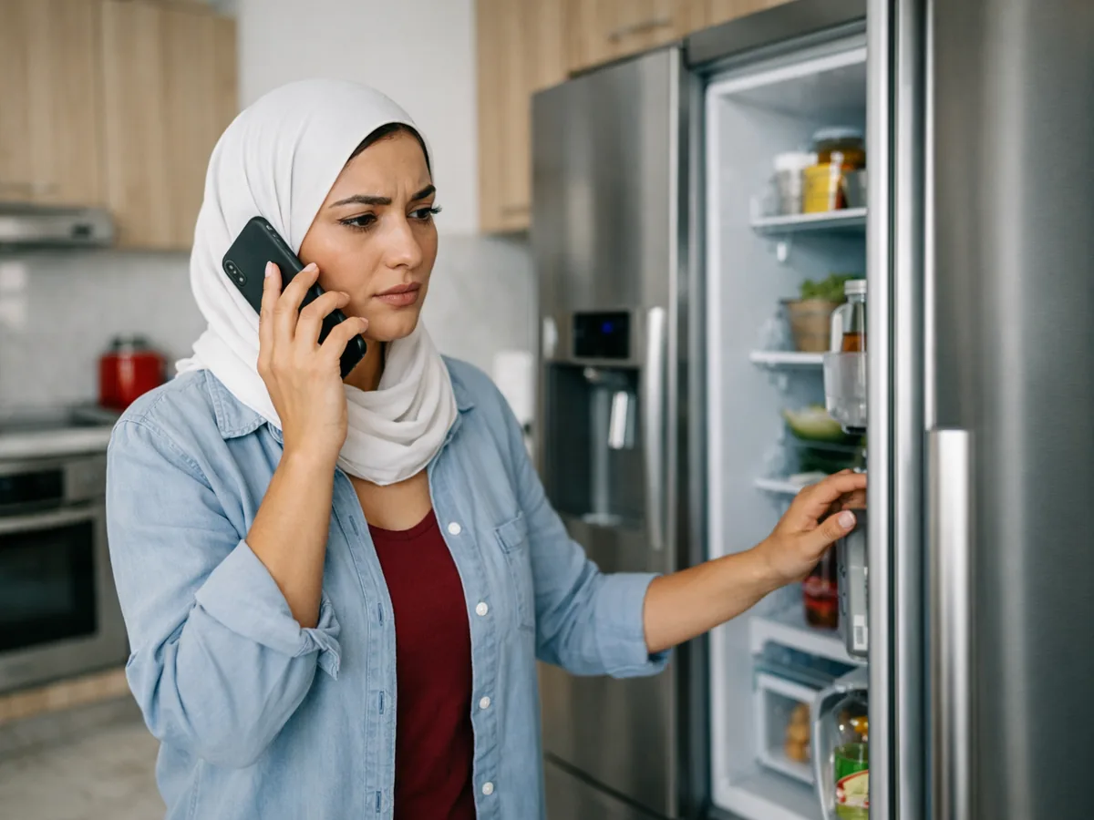 عميلة تتصل بخدمة عملاء صيانة أريستون
